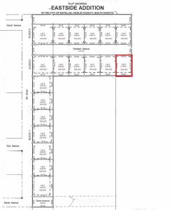 L6, B2 Eastside Addition Fjerstad Ave, Estelline, Dakota Del Sur 57234, Estados Unidos