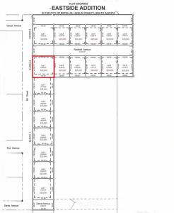 L1, B2 Eastside Addition Fjerstad Ave, Estelline, Dakota Do Sul 57234, Estados Unidos
