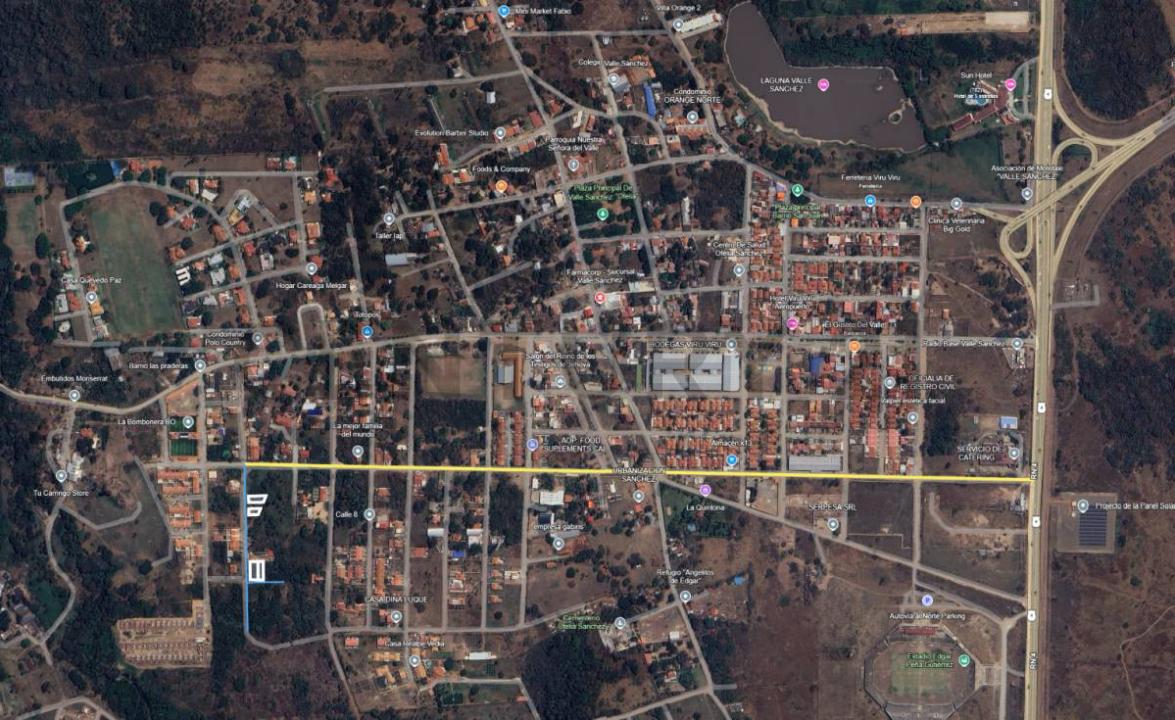 Valle Sánchez, Urbanización Las Praderas, Manzano 17, Lote 24 , Norte, Santa Cruz 00001, Bolivya