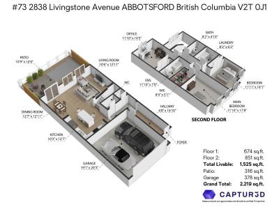 2838 LIVINGSTONE, Abbotsford, 不列颠哥伦比亚省 V2T 0J1, 加拿大