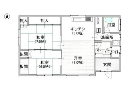 新通北1丁目5-10, 新通北1丁目の南西角地のリノベ向き中古平屋住宅, 河東郡音更町, Hokkaido 080-0105, Japonia