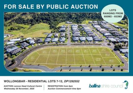 POSTPONED AUCTION Lots 7-12 Avalon Avenue, Wollongbar, NSW 2477, Australia
