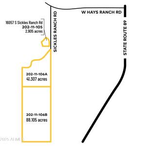 129 ACRES Sickles Ranch Radial, Peeples Valley, Arizona 86332, USA