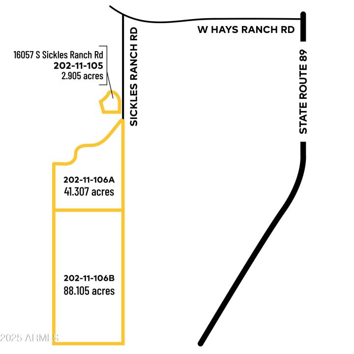 129 ACRES Sickles Ranch Radial, Peeples Valley, Arizona 86332, HOA KỲ