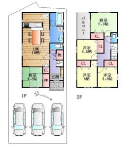 東円堂, 愛荘町　開発団地内　中古戸建, 愛知郡愛荘町, Shiga 529-1325, Japan