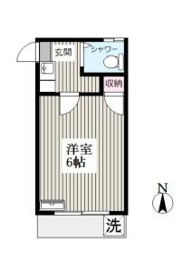 103, 南越谷１丁目4-53, ハイツ小林, 越谷市, Сайтама 343-0845, Япония