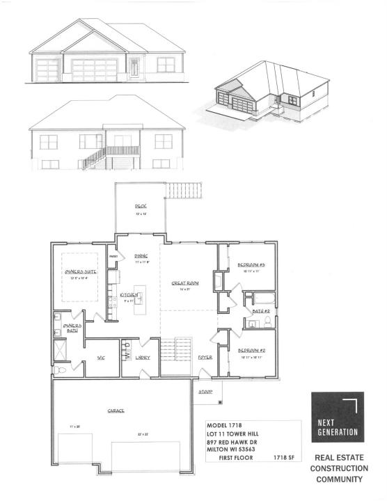 897 Red Hawk Drive, Milton, ウィスコンシン 53563, アメリカ合衆国