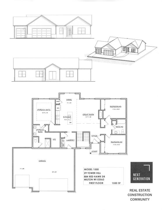 884 Red Hawk Drive, Milton, ウィスコンシン 53563, アメリカ合衆国