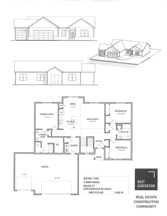 412 Ridge Court, Orfordville, ויסקונסין 53576, ארצות הברית של אמריקה