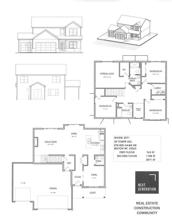 878 Red Hawk Drive, Milton, ウィスコンシン 53563, アメリカ合衆国