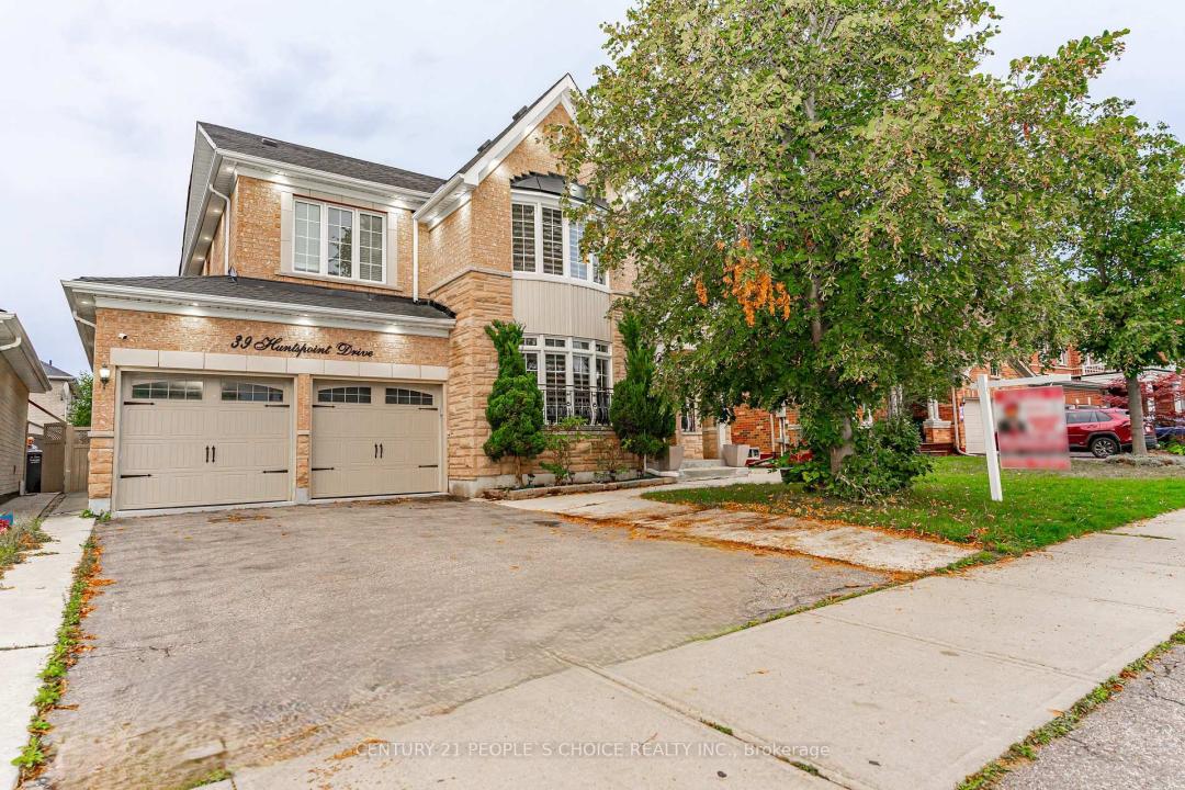 39 HUNTSPOINT DRIVE, Brampton, 安大略省 L6P 2E9, 加拿大
