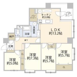 宮の沢一条５丁目22-12, パルク宮の沢　イースト, 札幌市西区, Hokkaido 063-0051, Japão