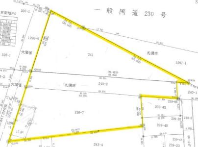 石山一条４丁目, 石山１－４　約1141坪　事業用地　上物有, 札幌市南区, 北海道 005-0841, 日本