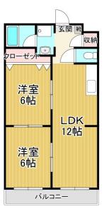 405, 山手町１丁目1-10, サンピアやまて405, 岩国市, Yamaguchi 740-0022, Japon