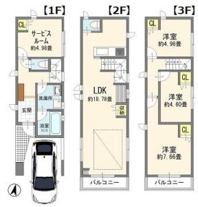 岸町５丁目, さいたま市浦和区, Saitama 330-0064, Japan