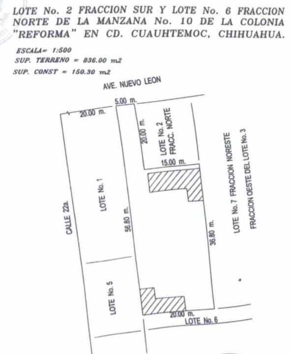 22 y Nuevo Leon 2085,, Cuauhtémoc, Chihuahua 31590, Messico