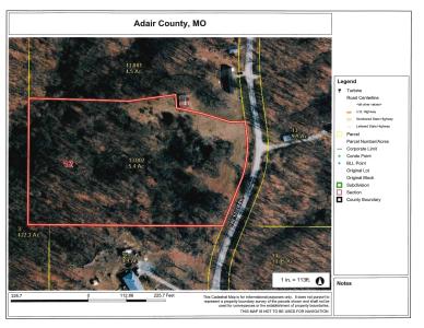 XXX Crest Trail, Kirksville, Missouri 63501, États-Unis