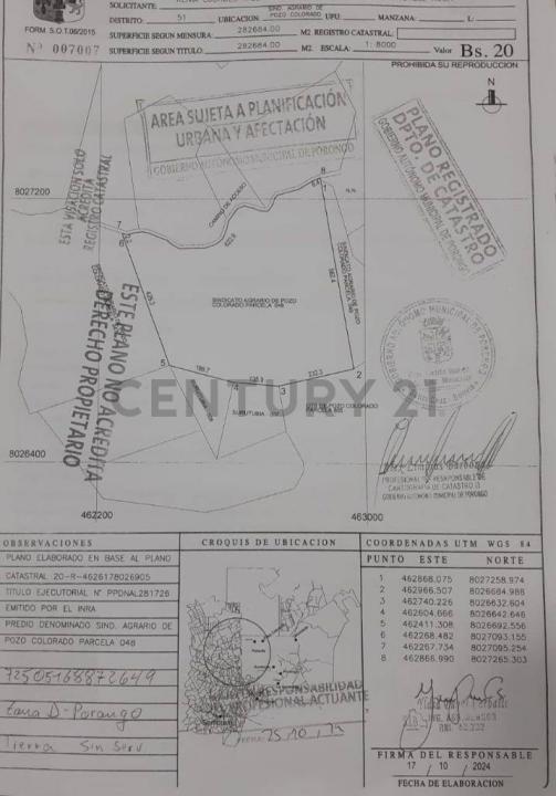 Urubo, Santa Cruz 00001, Bolivien