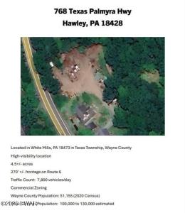 768 Texas Palmyra Highway, Hawley, 宾夕法尼亚州 18428, 美国