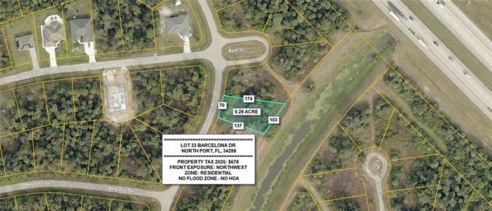 Lot 33 Barcelona DR, North Port, フロリダ 34288, アメリカ合衆国