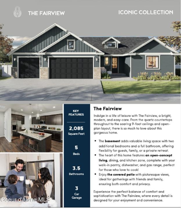 2991 N Cassiopeia St, Post Falls, ايداهو 83854, الولايات المتحدة