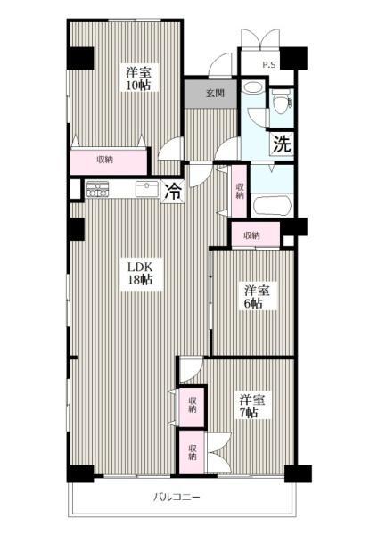 701, 南越谷1丁目6-62, コーポ南越谷B, 越谷市, سايتاما 343-0845, اليابان